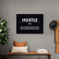 Discover Motivational Hustle Canvas Art, Motivational Definition Hustle Canvas Wall Art, HUSTLE by Original Greattness™ Canvas Wall Art Print