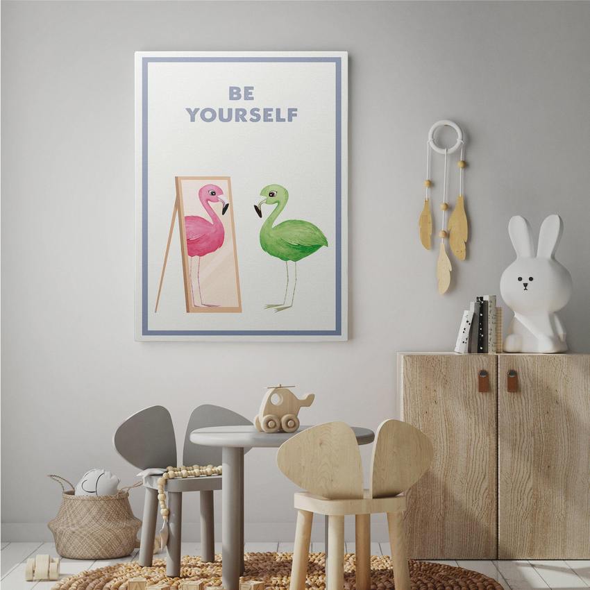 Discover Shop Kids Canvas Art, Be Yourself Canvas Art | Modern Motivational Canvas Wall Art, BE YOURSELF by Original Greattness™ Canvas Wall Art Print