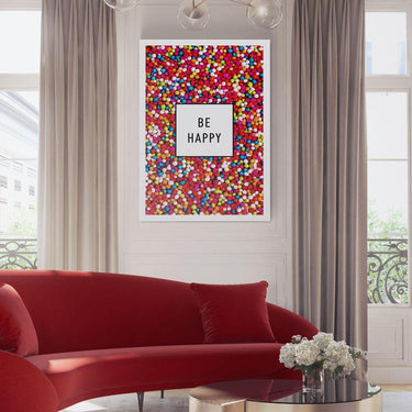 Discover Motivational Canvas Art, Be Happy Women Canvas Art | Motivational Women Canvas Art Prints, BE HAPPY by Original Greattness™ Canvas Wall Art Print