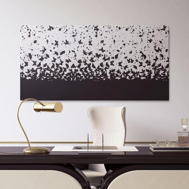 Discover Black & White Abstract Canvas Art, Butterfly Abstract Canvas Art, BUTTERFLY ABSTRACT by Original Greattness™ Canvas Wall Art Print