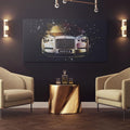 Discover Rolls Royce Cars Wall Art, Luxury Rolls Royce Phantom Wall Art, GOLD ROLLS by Original Greattness™ Canvas Wall Art Print