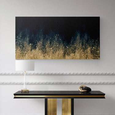 Discover Abstract Canvas Art, Abstract Black Gold Canvas Wall Art for Home & Office, GOLD UNIVERSE by Original Greattness™ Canvas Wall Art Print