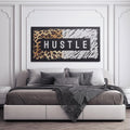 Discover Motivational Canvas Art, Hustle Motivational Canvas Wall Art, LEO HUSTLE by Original Greattness™ Canvas Wall Art Print