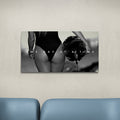 Discover Women Canvas Wall Art, Sexy Booty Butt Half Nude Biker Women Canvas Art, One Day at a Time by Original Greattness™ Canvas Wall Art Print