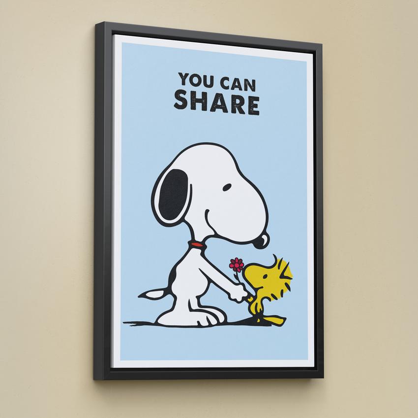 Discover Shop Kids Canvas Art, You can Share Kids Room Canvas Art, YOU CAN SHARE by Original Greattness™ Canvas Wall Art Print