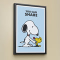 Discover Shop Kids Canvas Art, You can Share Kids Room Canvas Art, YOU CAN SHARE by Original Greattness™ Canvas Wall Art Print